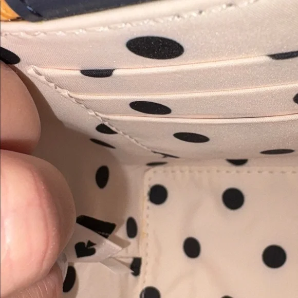 Kate Spade Blazer Blue Voyage Wicker Small Top Handle with/Strap EUC!! - Picture 5 of 15